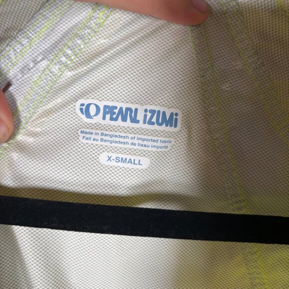 Pearl Izumi Yellow Scotchlite Highlighter Hi Vis Cycling Jacket Size XS - Picture 6 of 10